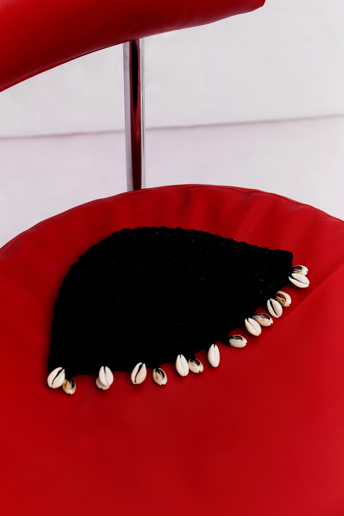 Black Cowrie Beanie