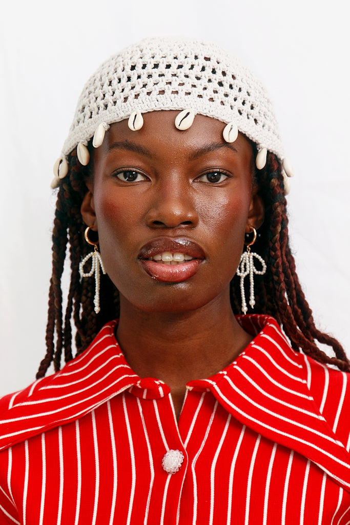 Black Cowrie Beanie